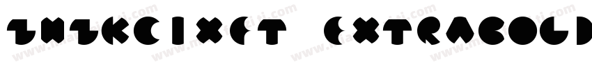 ZHZKCIXFT ExtraBold字体转换